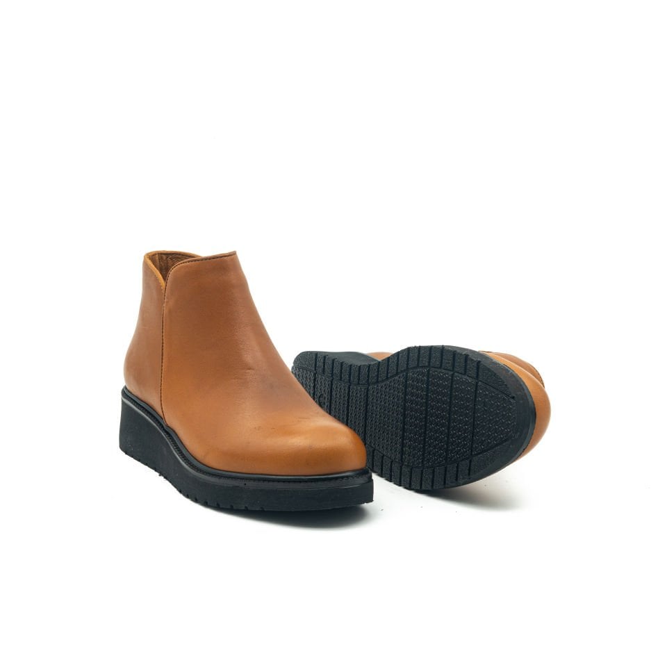HAKİKİ DERİ TABA BAYAN COMFORT BOT