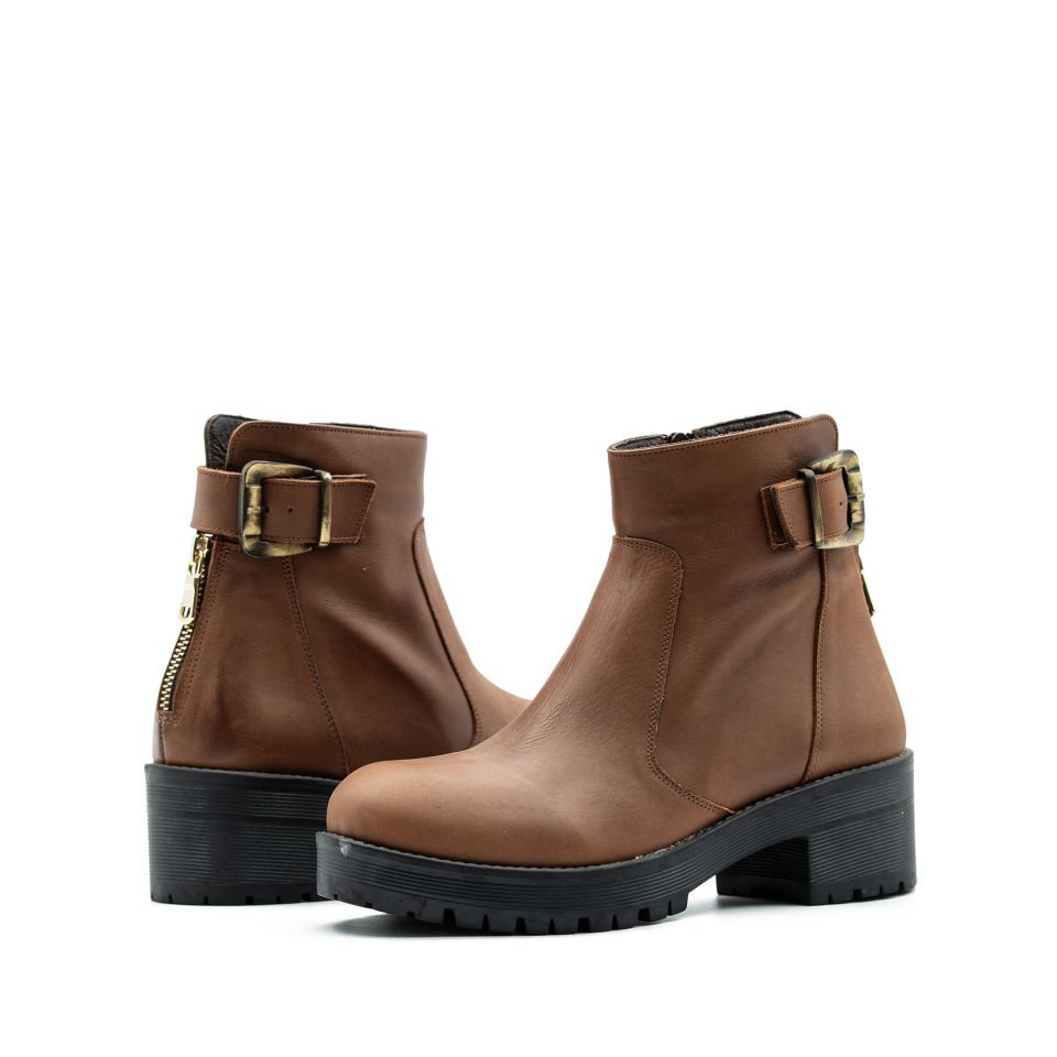 HAKİKİ DERİ TABA BAYAN BOT OUTLET