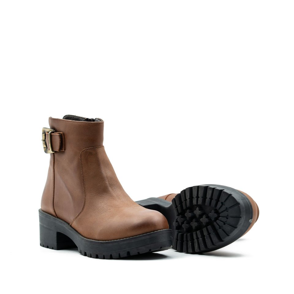 HAKİKİ DERİ TABA BAYAN BOT OUTLET