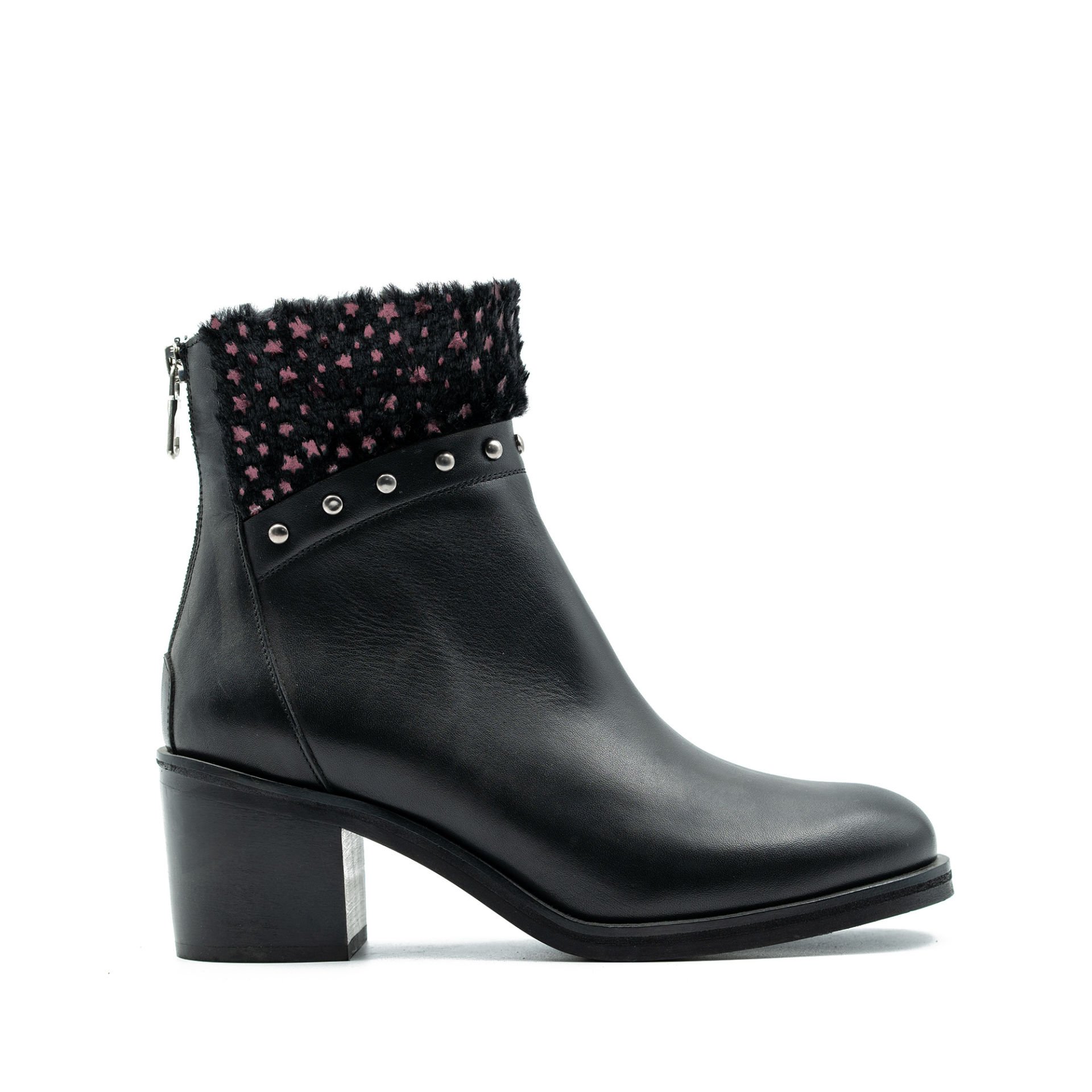 HAKİKİ DERİ SİYAH BAYAN BOT OUTLET